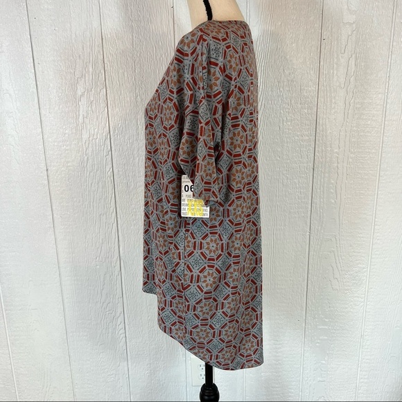 NEW Lularoe Irma Tunic Top Colorful Geometric Print XXS - Picture 5 of 10